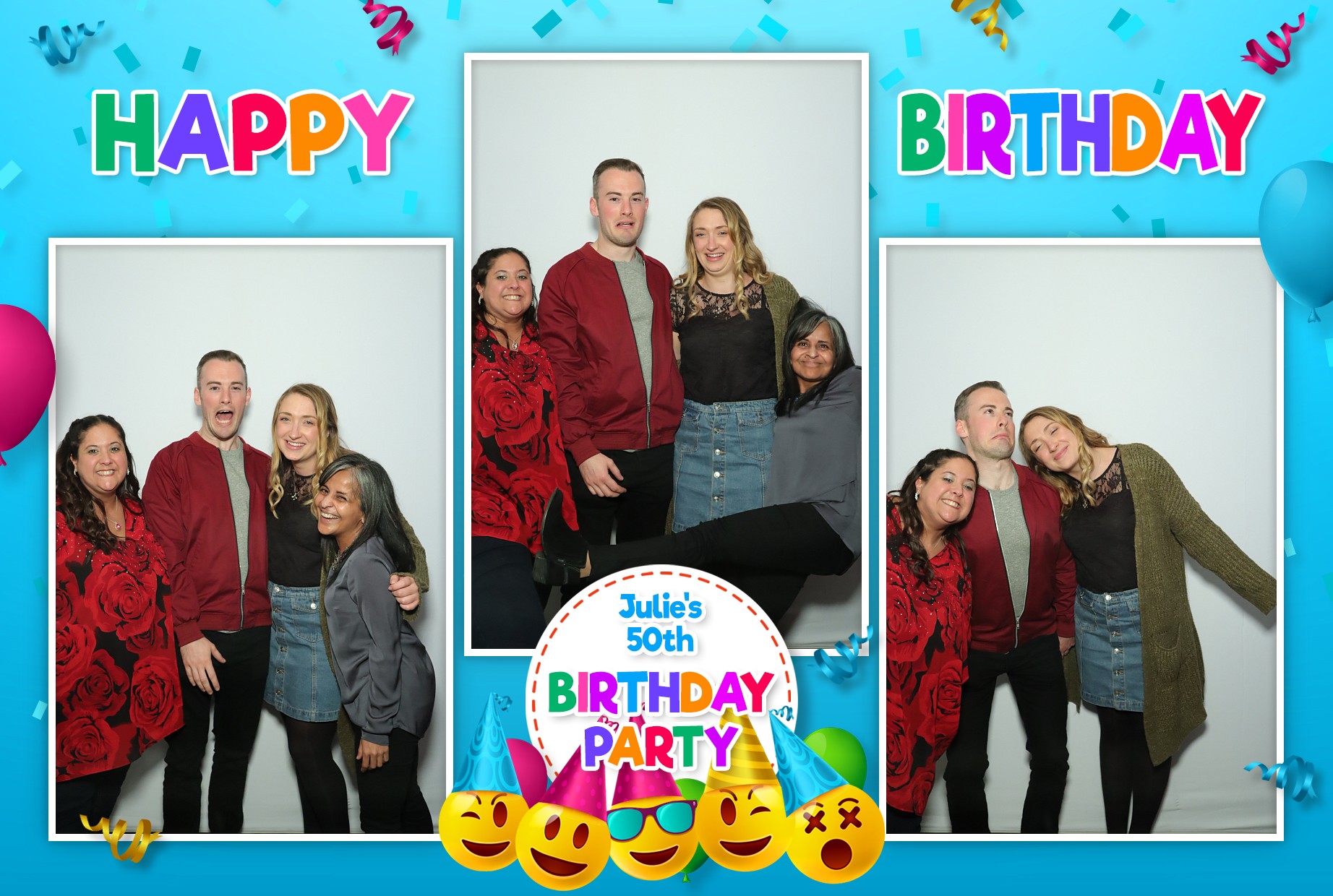 Julie's 50th Birthday | View more photos from the event at gallery.myphotoboothexperience.co.uk/u/MyPhotoBoothExperienceLtd/Julies-50th-Birthday